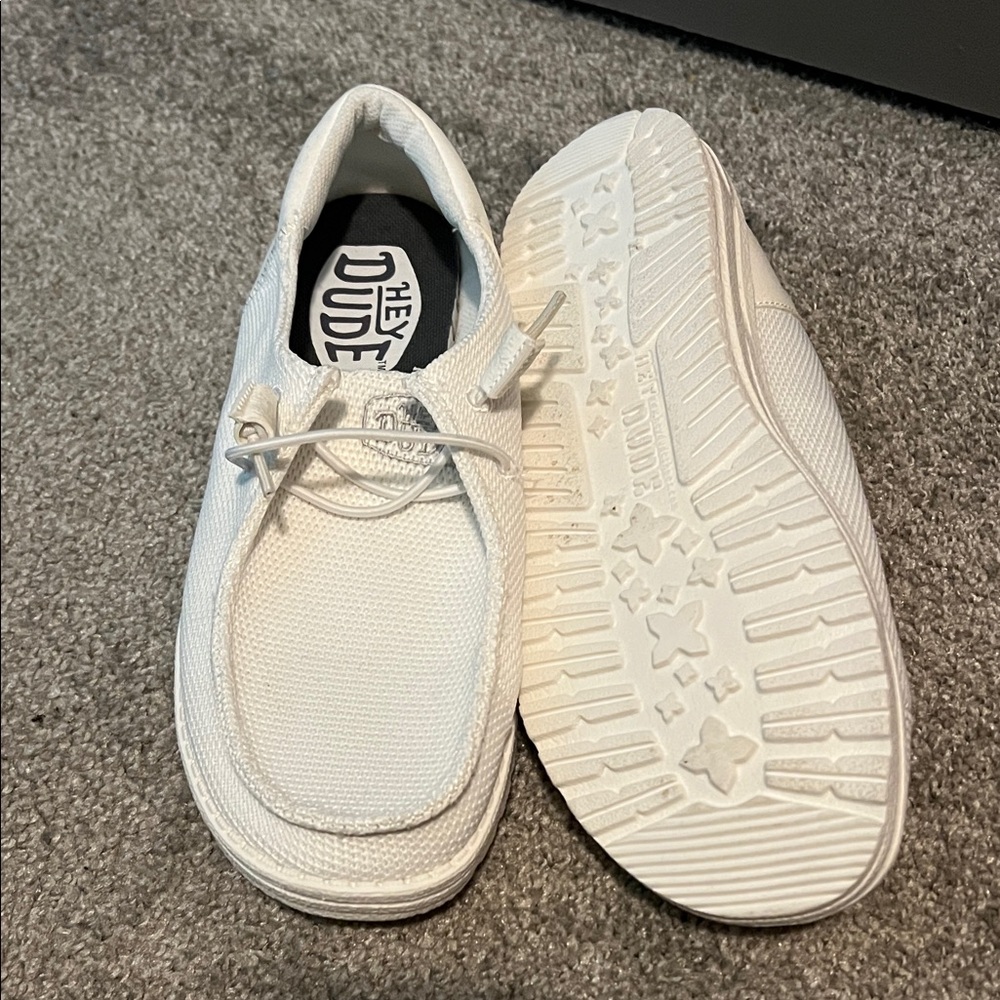 Hey Dude Women's White Slippers